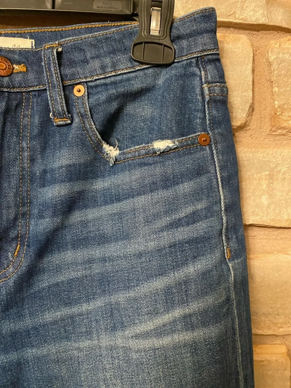 Madewell High-Rise Slime BoyJean Size 25